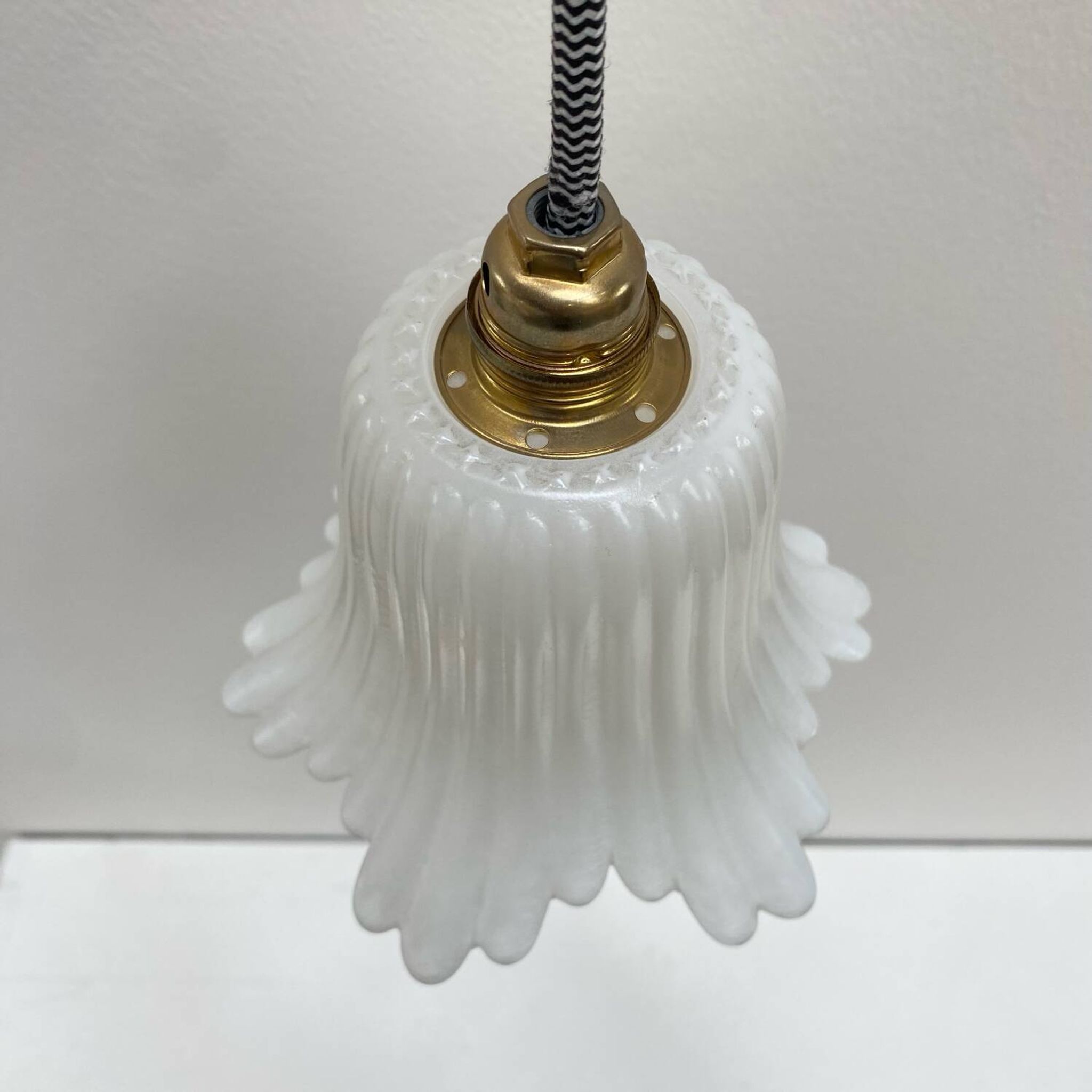 Paire de lampes baladeuses tulipe vintage