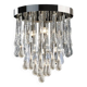 Italian Murano Glass Sputnik Chandelier Flush Mount