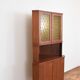 Danish teak corner cabinet