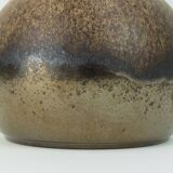 1970s vase steuler-keramik model 308/20 shades of brown and metallic glaze