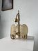 Lustre coquillage et laiton années 70