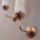Pair of wall lamps year 60 vintage