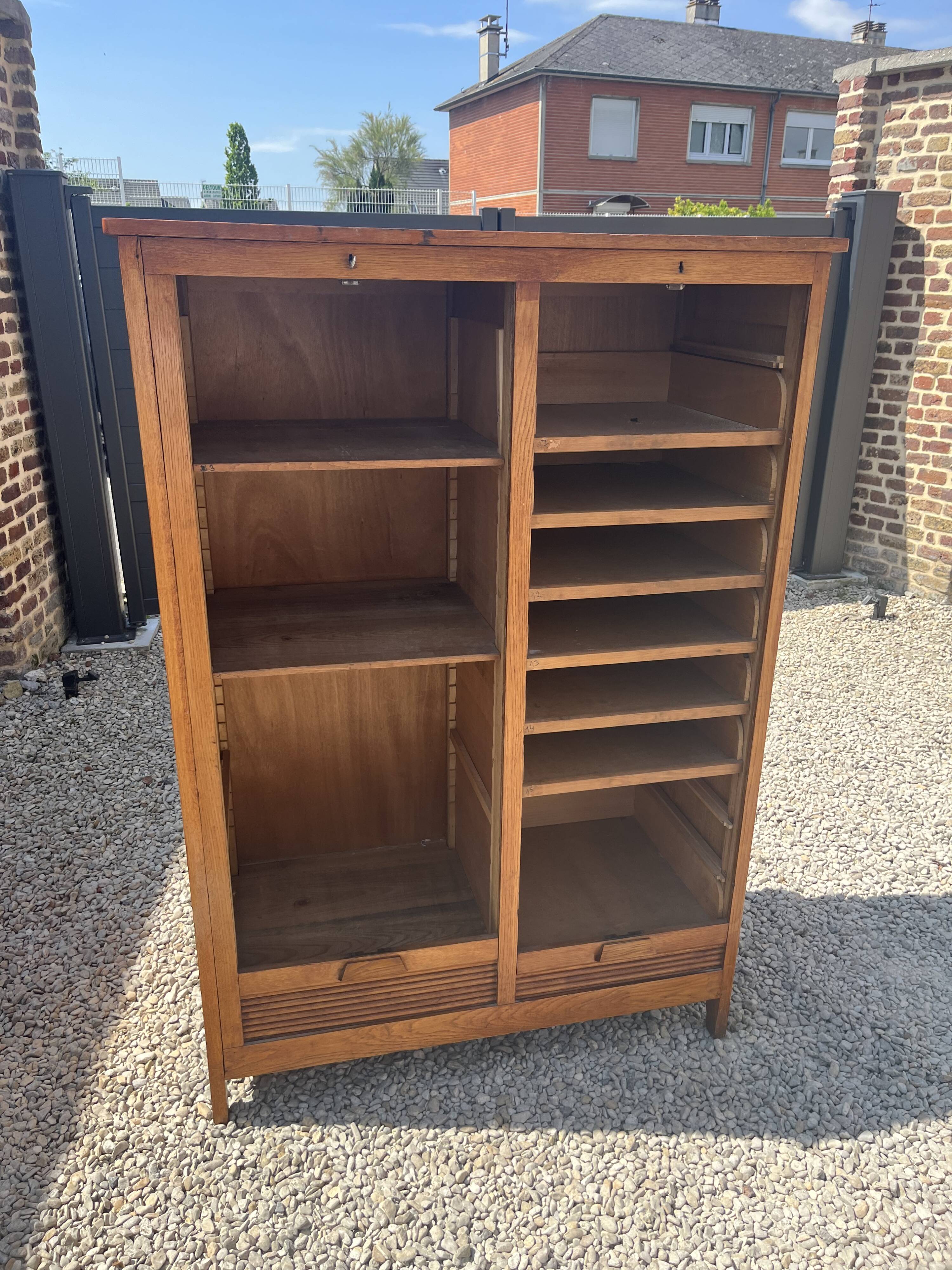 Double curtain binder