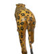 Vintage 60s/70s Leopard Sculpture in Genuine Leather Retro Piece