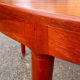 Scandinavian table in teak, design by Harry Ostergaard.