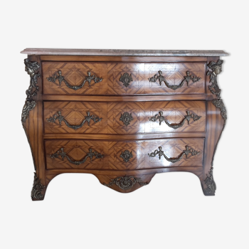 Commode tombeau de style régence