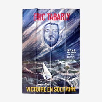 Affiche cinéma originale "Victoire en solitaire" Tabarly