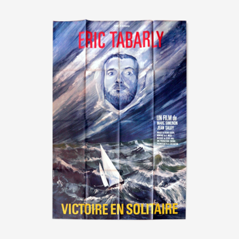 Original movie poster "Victory solo" Tabarly