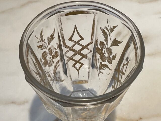 1 glass old Portieux NINETEENTH century