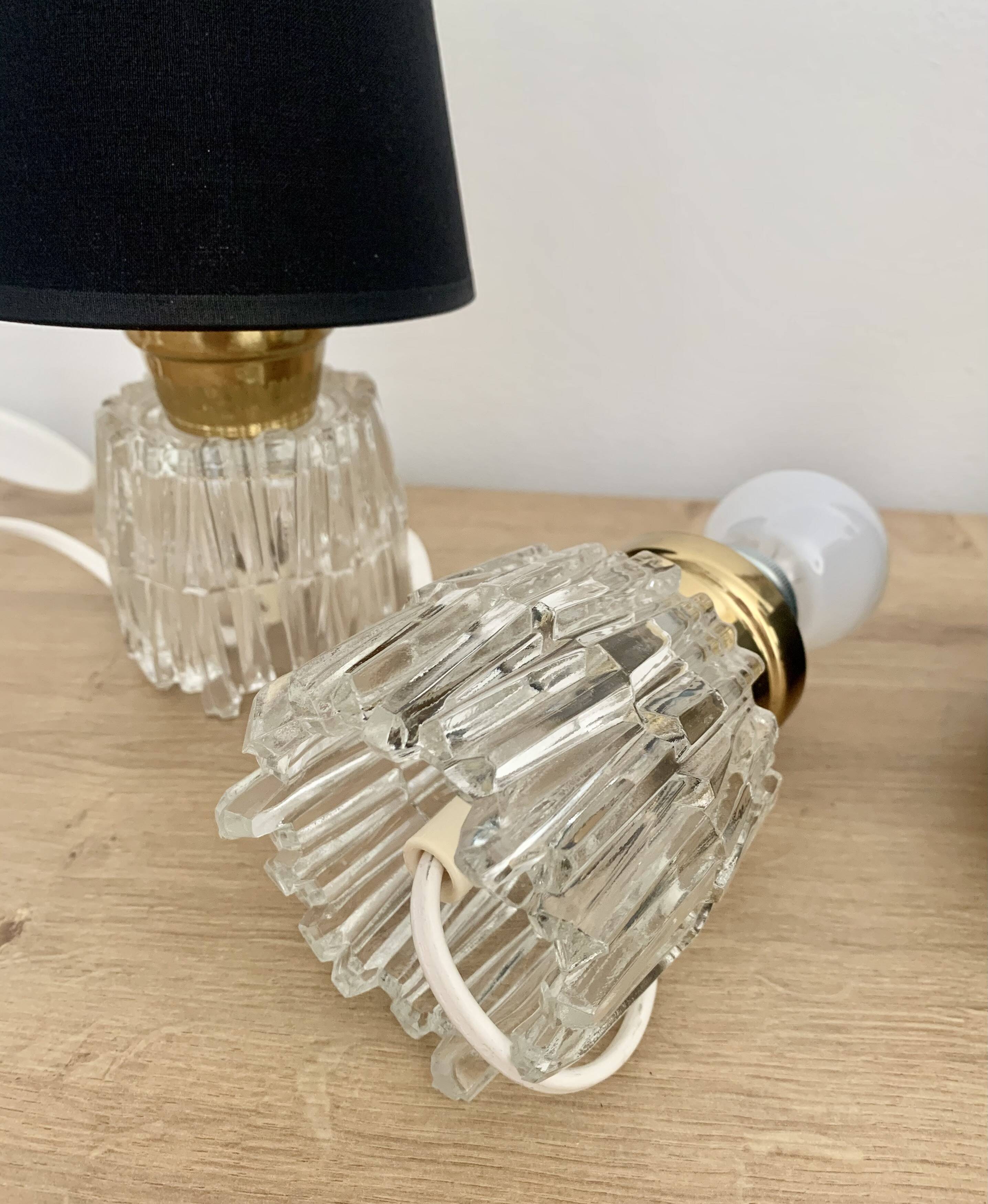 Pair of bedside lamps, 1970