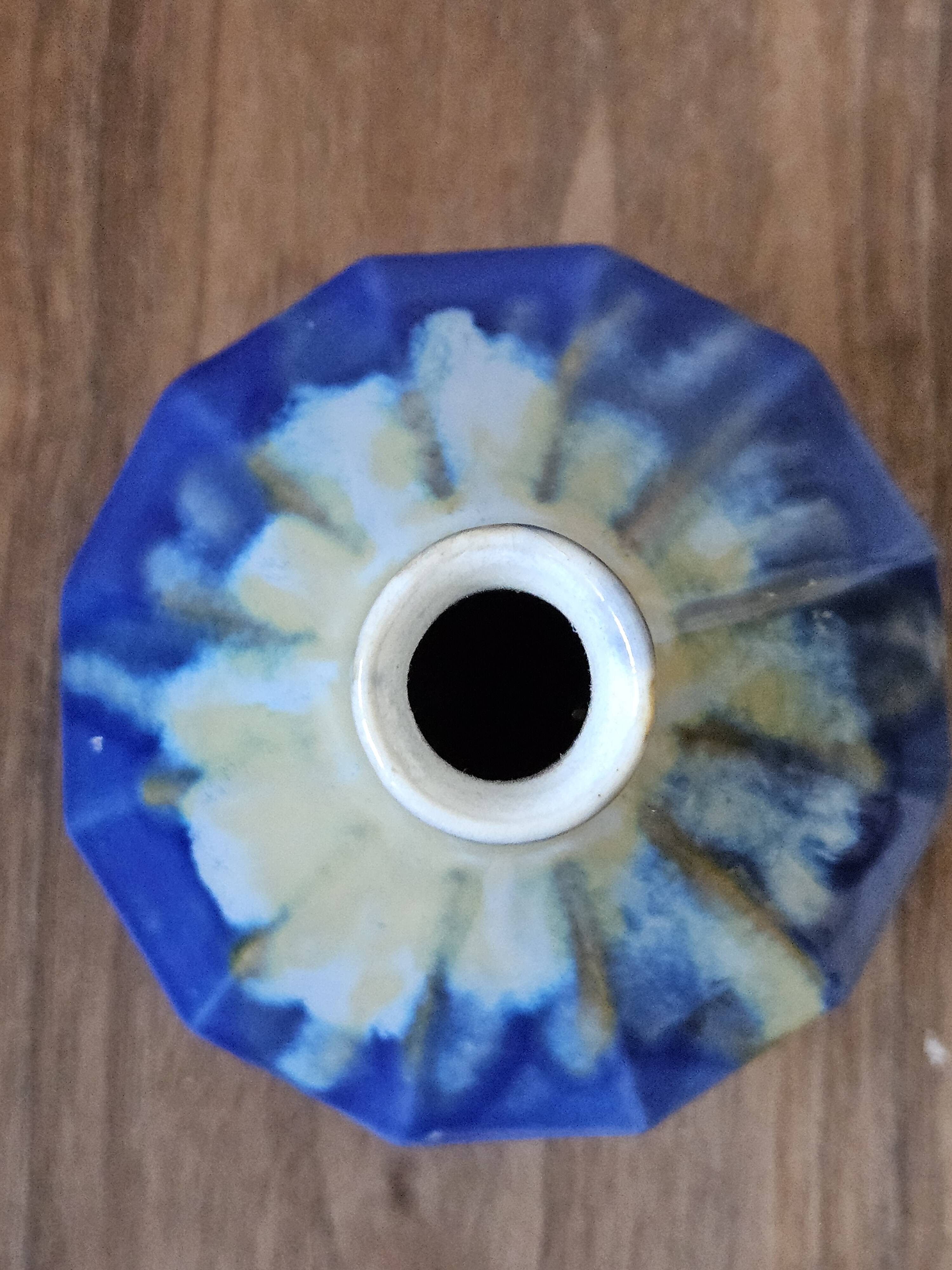 Art Deco glazed stoneware vase - Alpho