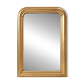 Golden mirror in Louis Philippe style