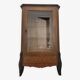 Vitrine vintage en placage de palissandre