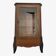 Vitrine vintage en placage de palissandre