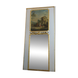 19th century trumeau mirror