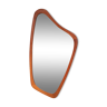 Modernist danish mirror 60 - 67x37cm