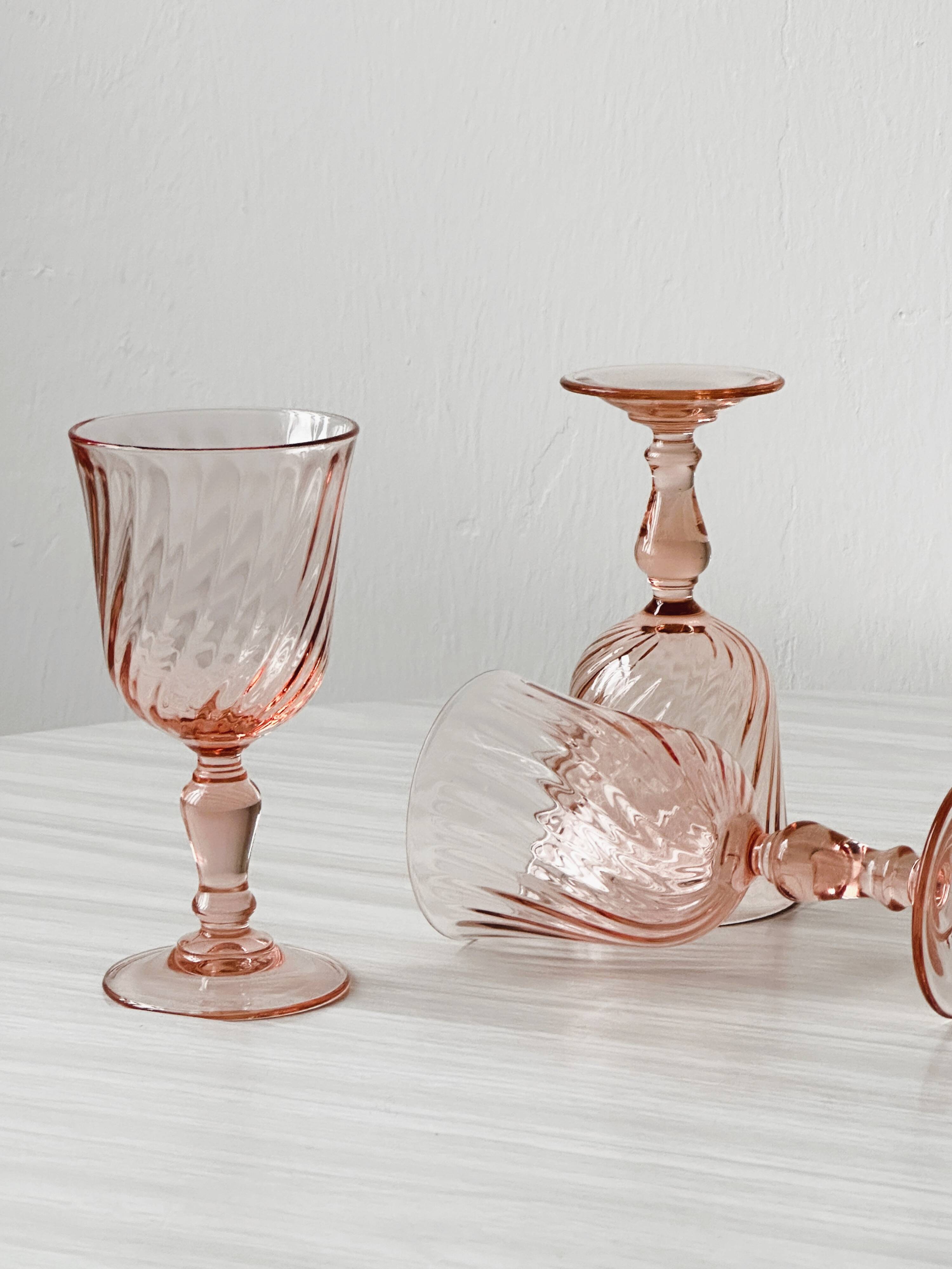 6 Rosaline liqueur glasses.