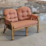 Italian wicker sofa