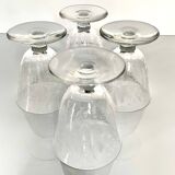 4 Verres en Cristal de Baccarat - Modèle Argentina