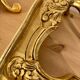Pair of gilded wall shelves