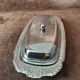 Vintage metal butter dish