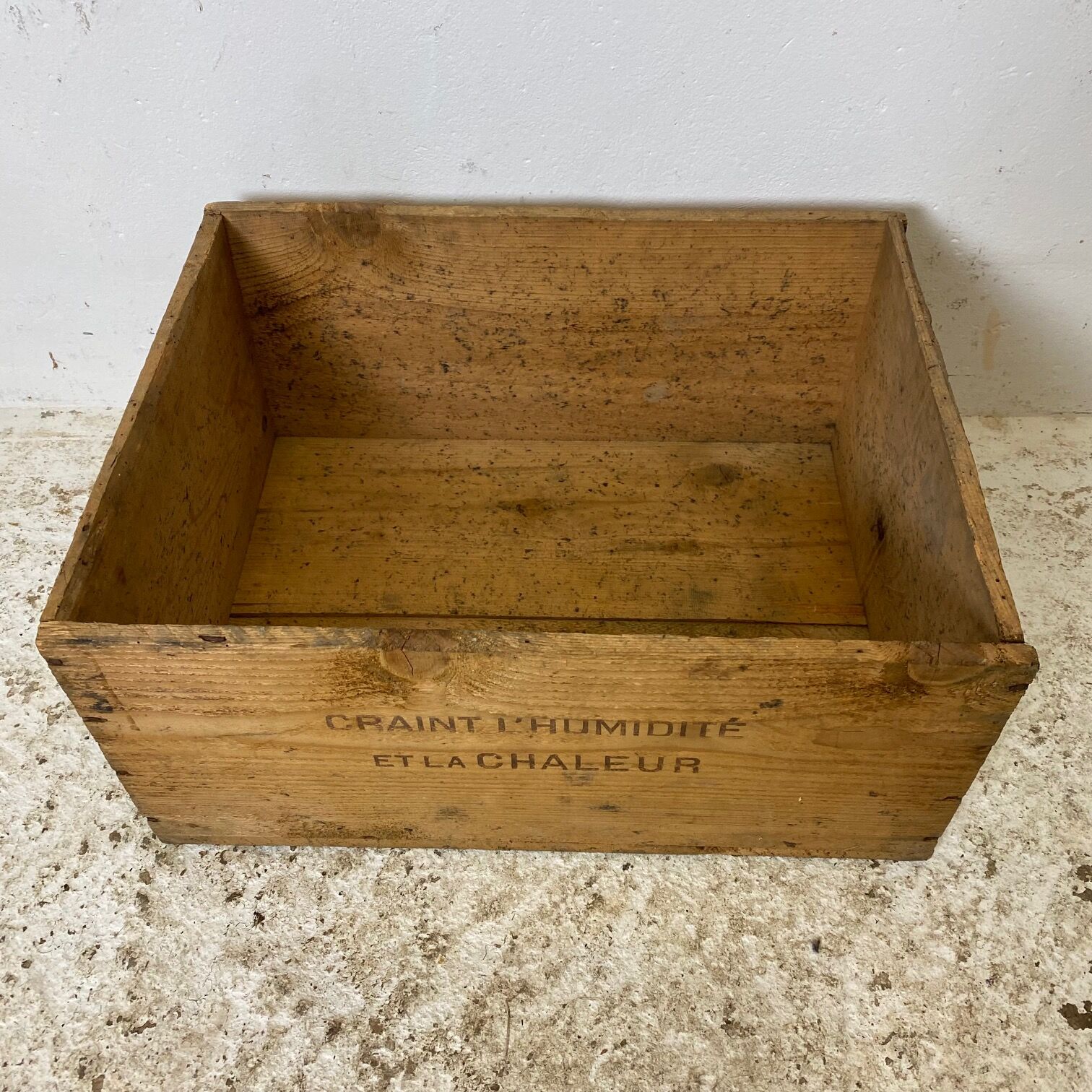 POPUP NOEL - WOODEN CRATE