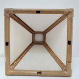 Pagoda-shaped bamboo canvas lamp