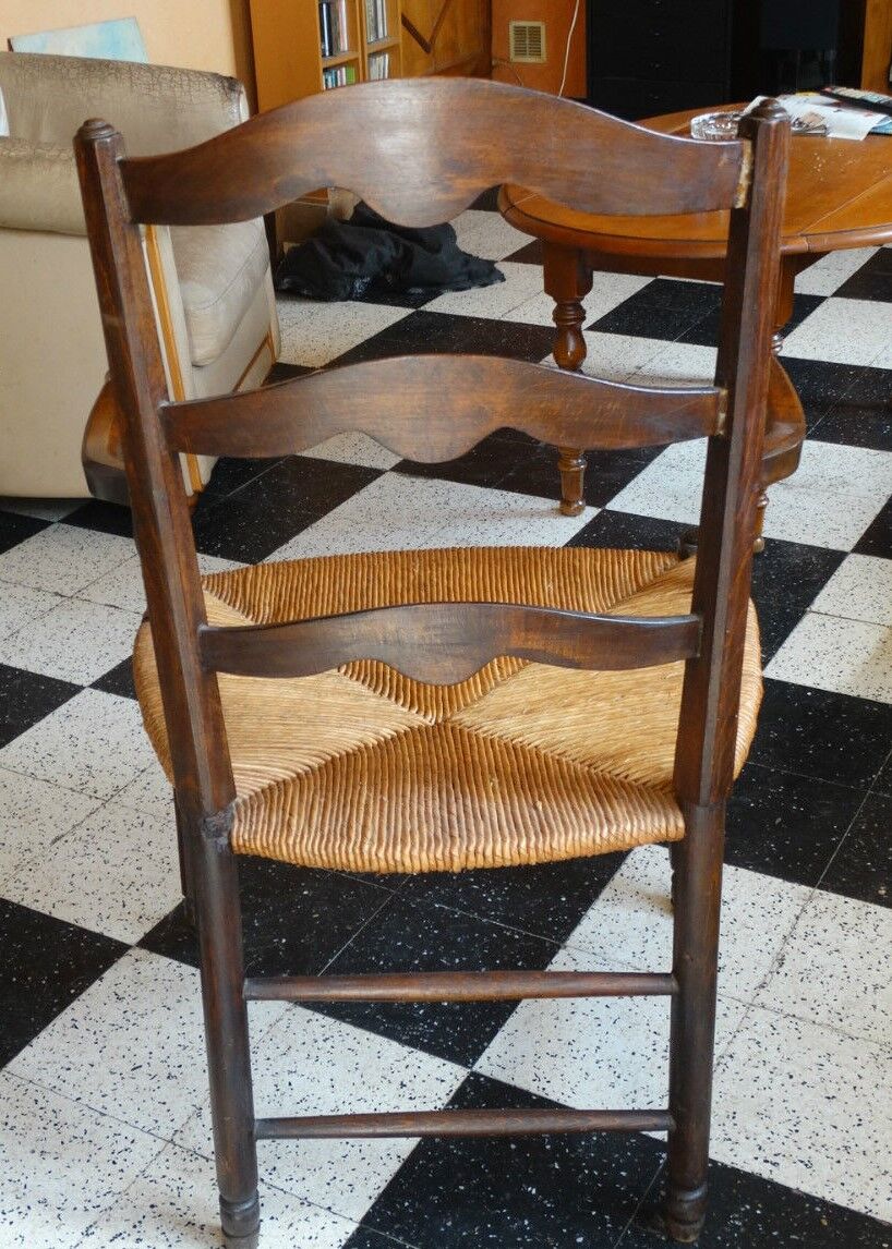 Parker former armchair walnut C. Cayelle
