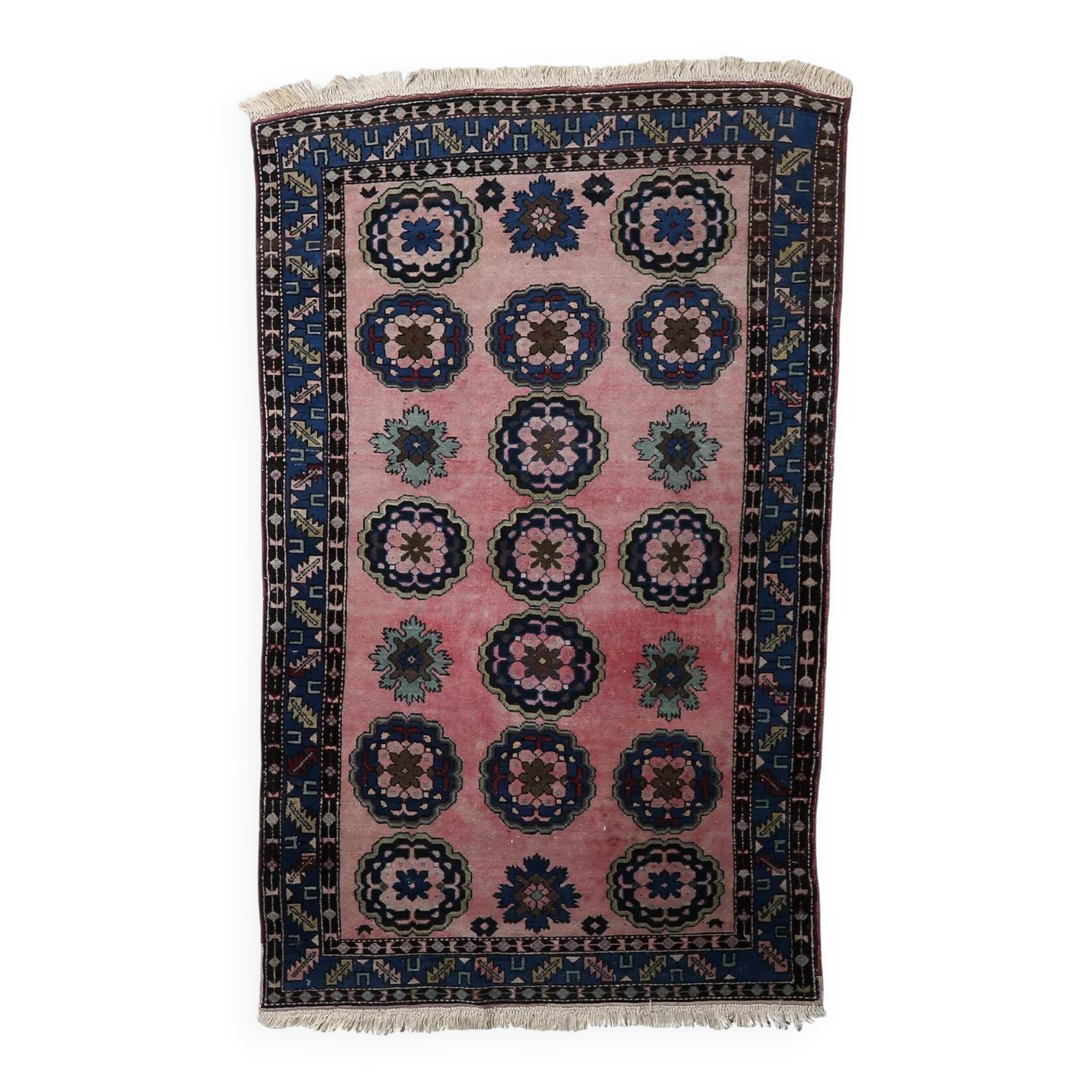 Handmade vintage Persian Malayer rug 115cm x 188cm, 1950s