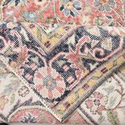Tapis oriental persan rouge et bleu marine, 207 x 315 cm