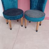 Duo velvet chairs