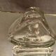 Mortar with crystal pestle signed daum