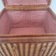 Vintage picnic basket