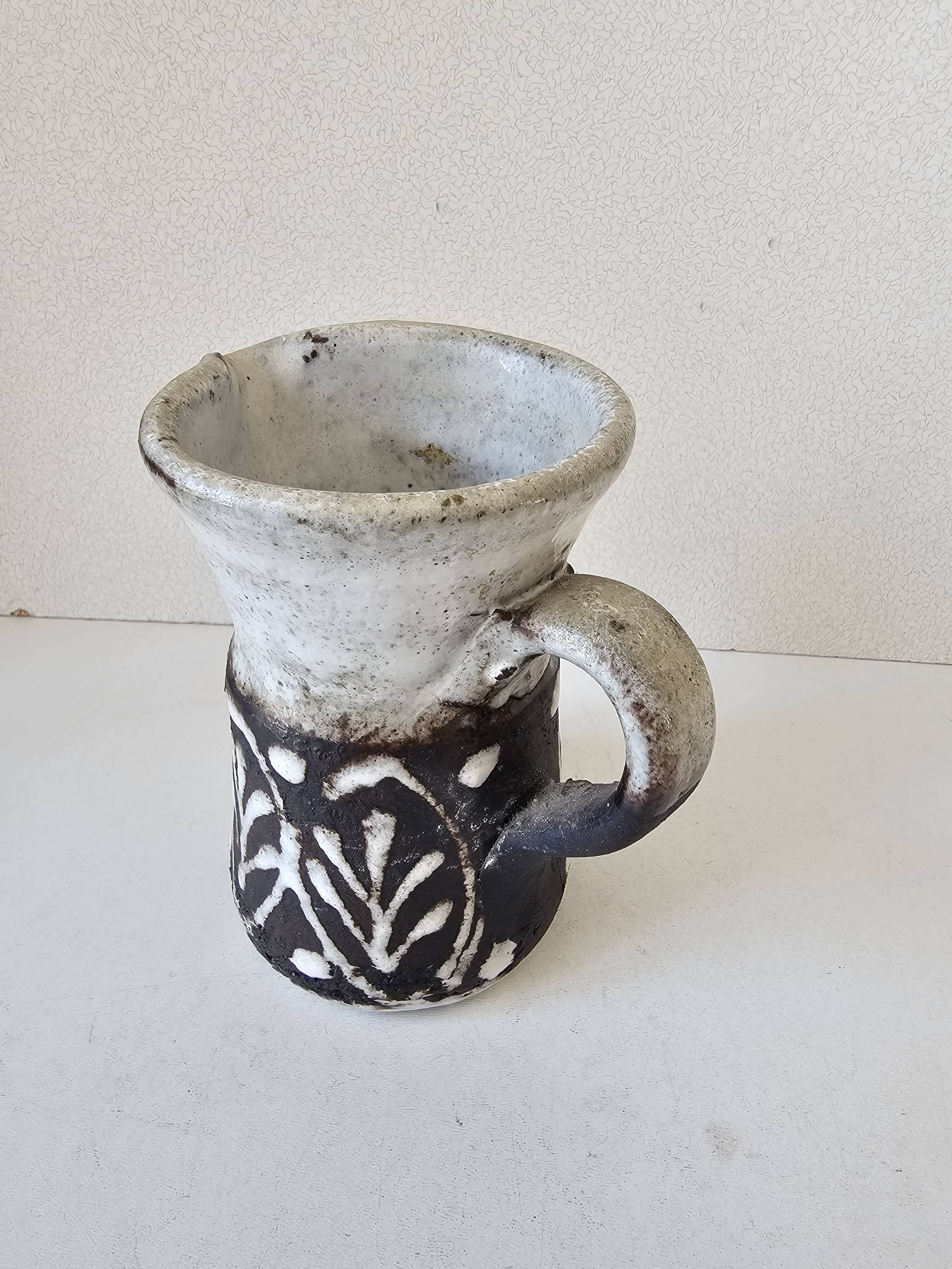 Ceramic milk jug attributed to Albert Thiry - 1950s