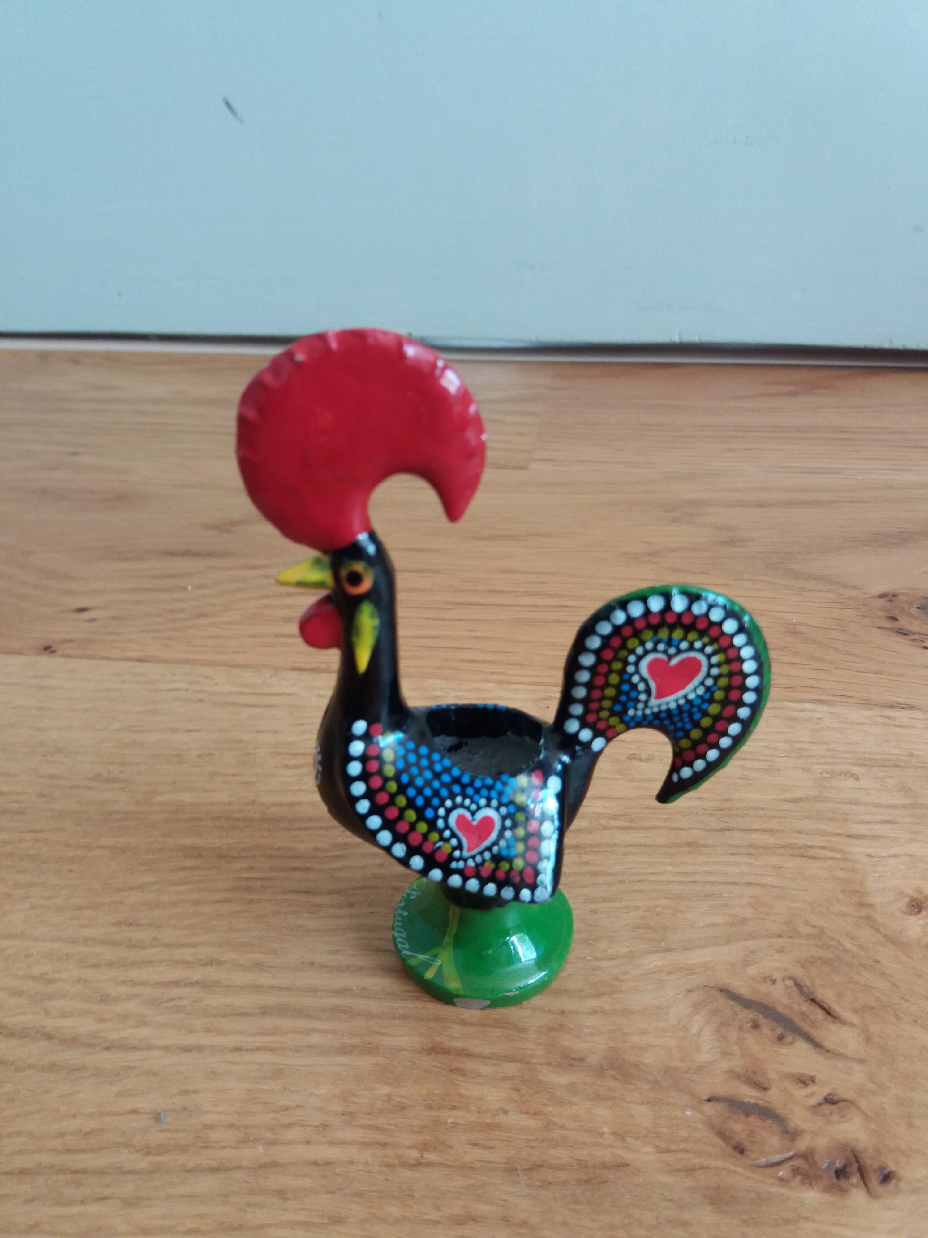 Galo Rooster statuette from Barcelos Portugal