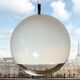 Suspension boule plexi 1970 space-age Allemagne