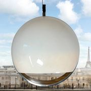 Suspension boule plexi 1970 space-age Allemagne