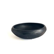Plat Abron "Kânâh" in smoked terracotta | Ø 31cm diameter