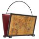 Jacques Liozu Magazine rack with silk screen printing 1950