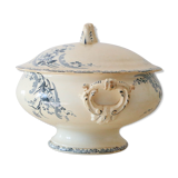 Soup bowl or salad bowl model Pornic, H. Boulenger & Cie, Terre de Fer, French manufacture