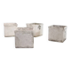 Square Willy Guhl planters for Eternit