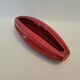 Recycle bin centerpiece design ceramic red