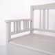 Swedish bench – grey painted – antique – painted pine – c. 1860s