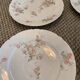 6 assiettes plates diamètre 22 cm porcelaine