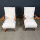 Pair of mid-century Dutch armchairs, 1960s