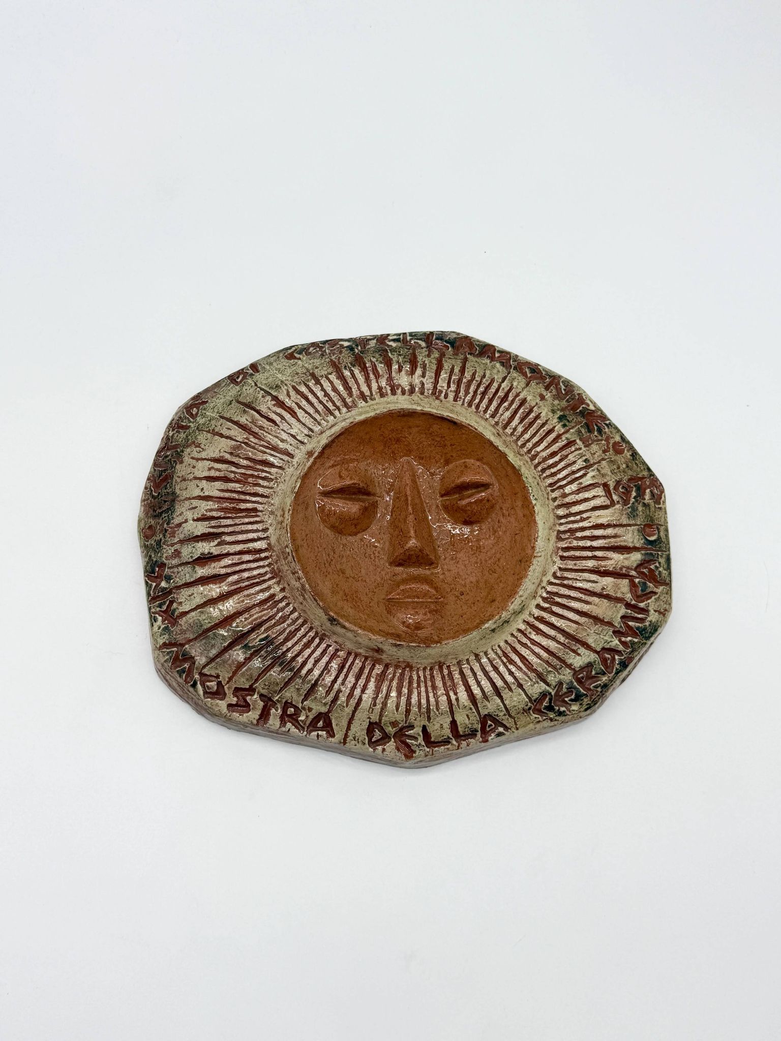 Céramique murale "Soleil" — Clizia (Mario Giani), 1979
