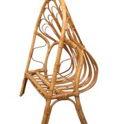 Lit corbeille en rotin pour enfant 1960