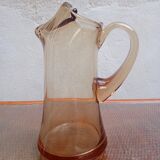 Smoked glass pitcher