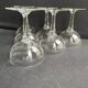 6 Coupes à champagne – Verre taillé et gravé - Art déco