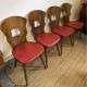Suite de 4 chaises Baumann modèle “Gentiane” – années 60/70